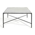 thumbnail image 6 of SAFAVIEH Couture Jessa Glam Metal Coffee Table, Black/White, 6 of 11