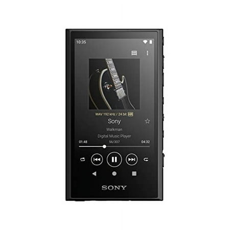 Sony NW-A306 Walkman 32GB Hi-Res Portable Digital Music Player with Android, up to 36 Hour Battery, Wi-Fi & Bluetooth and USB Type-C Black NW-A306/B