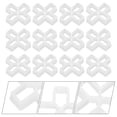 thumbnail image 2 of 100Pcs Cross Shape PVC Tile Leveling Spacer For Tiles And Wall Tiles, 2 of 8