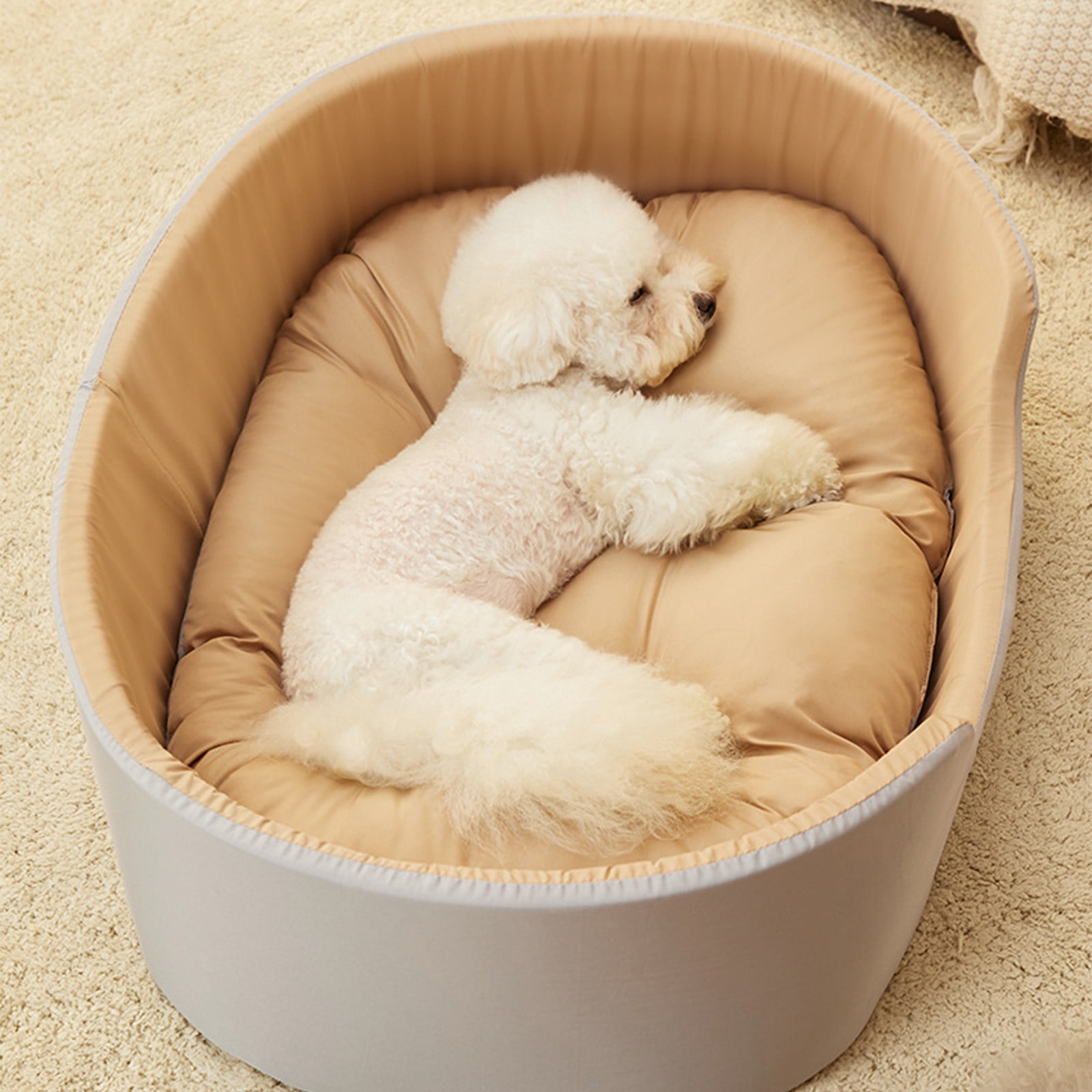 Dmlowu Dog Bed Comfortable Pet Bed Lightweight Waterproof Cat Bed Washable Dog Kennel 14x20 Inch Extra Soft Cat Beds for Indoor Cats