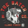 thumbnail image 2 of Men's Star Wars: The Bad Batch Clone Force 99 & Co. Graphic Tee Charcoal Heather Medium, 2 of 5