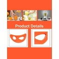 thumbnail image 3 of HELIAHOO Crescent Tool Power Juicer Replacement Parts for Jack Lalanne Juicer CL003AP E1188 E1189 MT1000 Juicer Accessories(orange) UA2458-1631, 3 of 9
