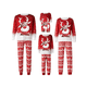 thumbnail image 1 of Conjuntos de pijamas familiares a juego Fiomva con estampados de Papá Noel, pijamas navideños para hombres, mujeres y niños., 1 of 8
