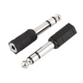 thumbnail image 2 of Aux Female To Female Adapter 3.5 Mm Audio Cable 3.5mm Female To 2.5mm Male Stereo Audio Headphone Jack Gold Adapter Convert H3A2 3.5mm Extension Cable Female To Female Stereo Coupler 2 of 9