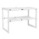 thumbnail image 1 of Estante de almacenamiento ajustable, estante multifuncional de 2 capas para productos básicos Estante de almacenamiento para cocina Estándares líderes en la industria, 1 of 11