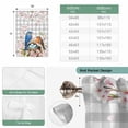 thumbnail image 6 of Birds Floral Balloon Curtains for Windows, Bedroom Curtains 54 Inch Length, Farmhouse Country Pink Flower Leaf Grey Plaid Tie Up Curtains Panels Thermal Insulated Bathroom Curtains Window 42"x54", 6 of 8