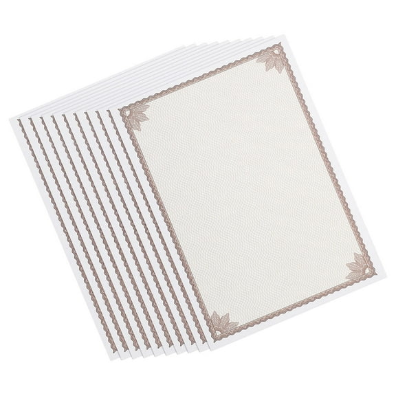 FRCOLOR 15 Sheets Certificate Paper for Printing A4 Blank Diploma Paper Awards Achievements Paper Recognitions Certificate Paper for Schools Businesses and Special Events (A4)