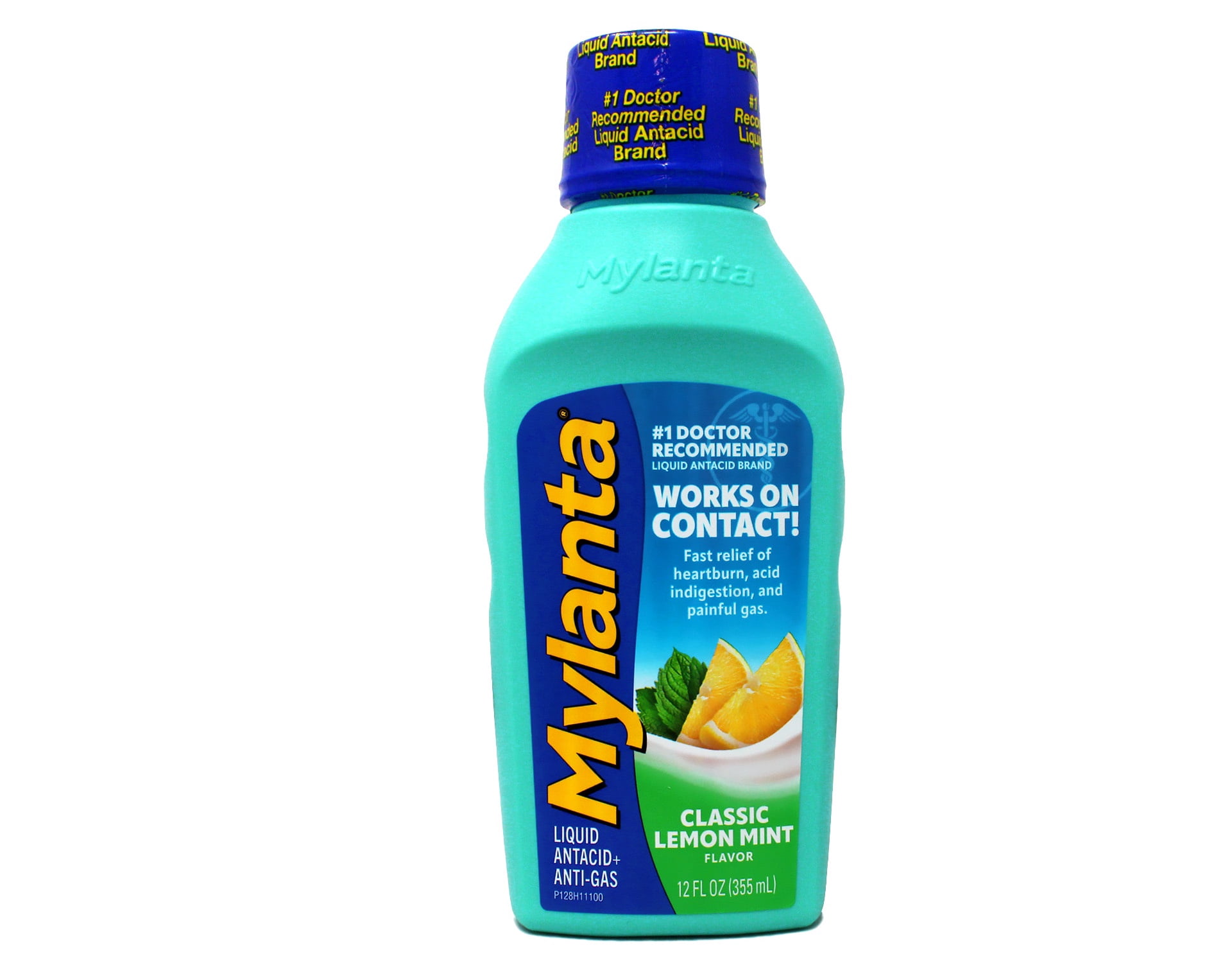 Mylanta Heartburn and Gas Relief Liquid Antacid, Mint Chocolate