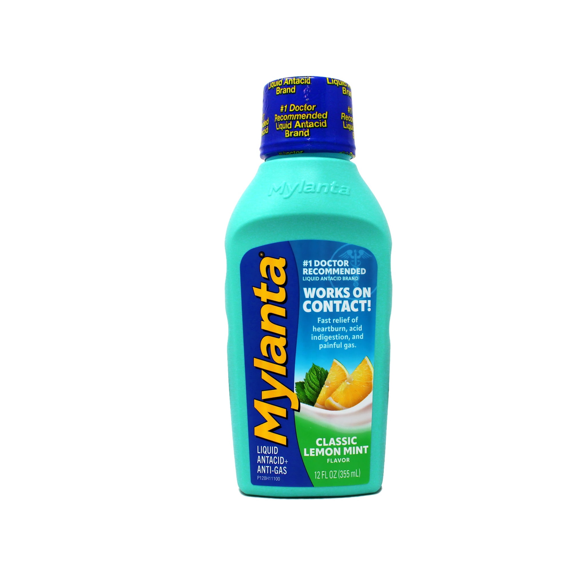 Mylanta Heartburn and Gas Relief, Liquid Antacid, Great New Formula, Now Tastes Better,Classic Flavor, 12 Fluid Ounce