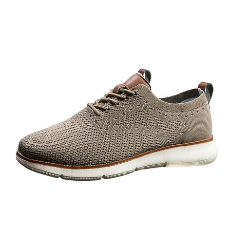 

Sopiago Men s Loafers Hands Free Slip-in Sneaker Lightweight Mesh Shoes Brown 9.5