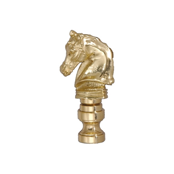 B&P Lamp® 2 1/4" Brass Knight Finial
