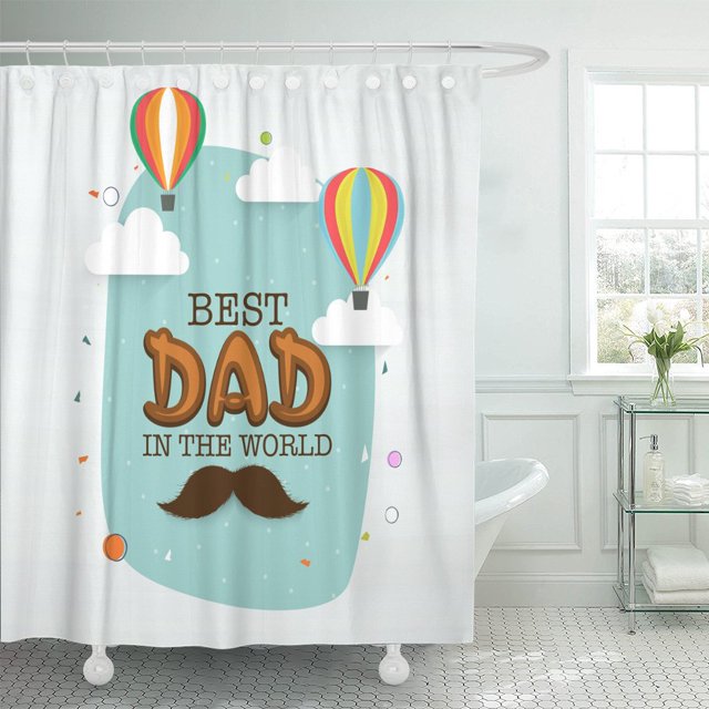 ABPHQTO Hermoso texto Best in The World y Flying Hot Cortina de ducha 152x180 cm ABPHQTO PKNMT60x72Shower-6634