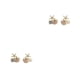 thumbnail image 4 of Minnieouse 1 par de aretes de concha para mujer, aretes de aleación de Zinc, pendientes brillantes de cristal de perla, joyería para fiesta de compromiso Type2 NO2 Minnieouse CBP315846, 4 of 6