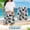 White, variant on HAIJIE Swim Board Shorts Summer Beach Lightweight Short Pants Womens Board Shorts for Women Girls Pleated Beach Vacation Clothes Short