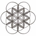 thumbnail image 1 of Uttermost Baiano Decorative Metal Mirror Wall Art in Burnished Silver, 1 of 3