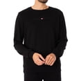 thumbnail image 2 of Tommy Hilfiger Lounge Track Sweatshirt, Black, 2 of 6