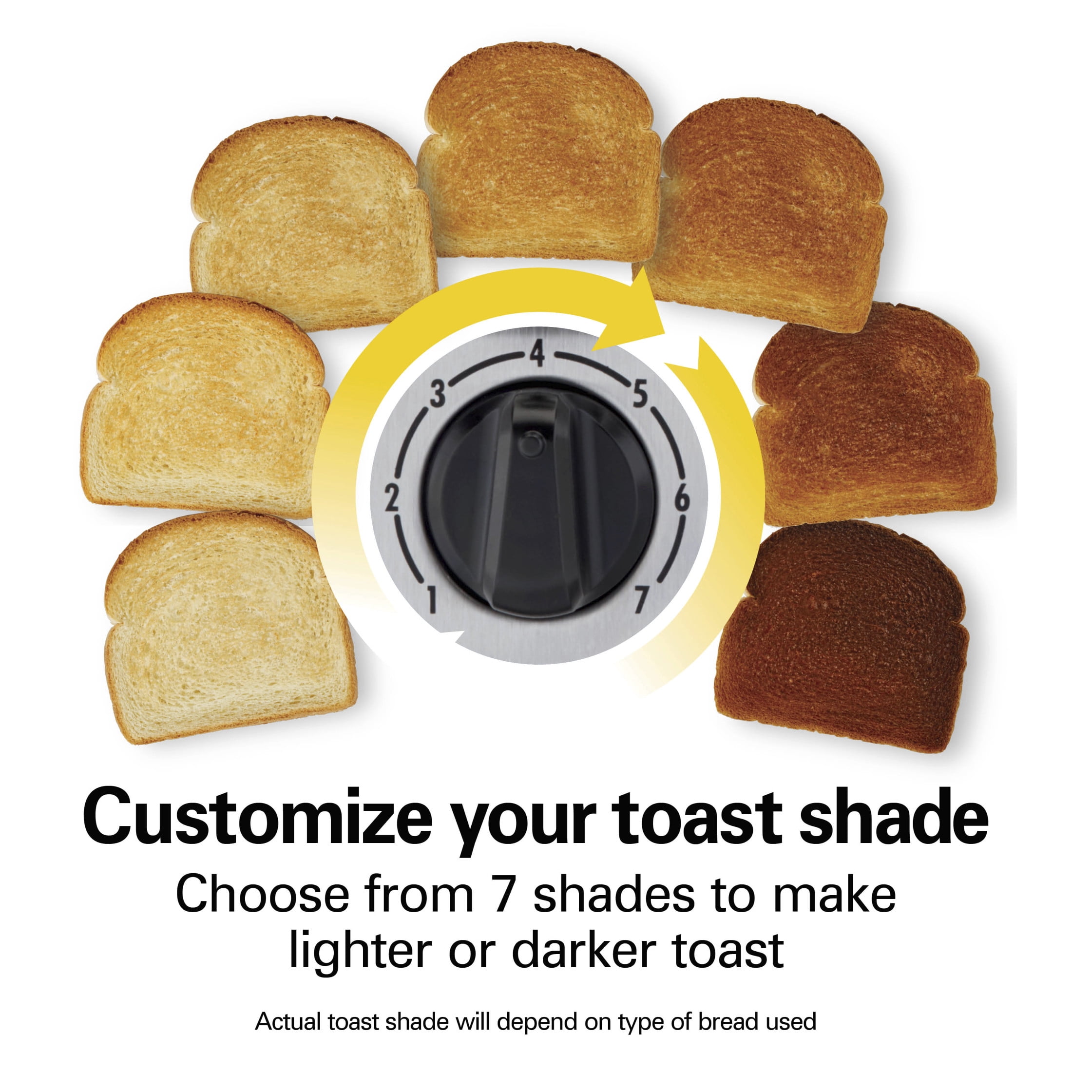 Hamilton Beach 4-Slice Toaster with Extra-Wide Slots, Toast Boost & Removable Crumb Tray, Stainless Steel