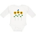 thumbnail image 3 of Inktastic Sunflower Garden and bird Boys or Girls Long Sleeve Baby Bodysuit, 3 of 5
