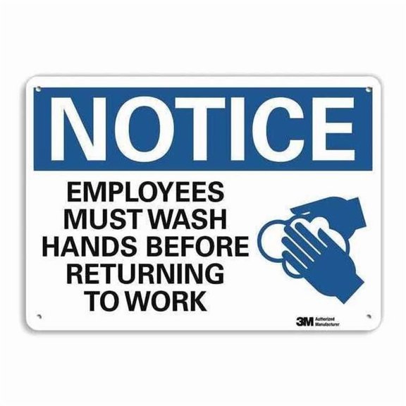 Lyle Danger Sign,7 in x 14 in,Aluminum U1-1045-RA_14X10