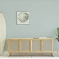 thumbnail image 2 of Stupell Industries Clam Shell Nautical Grey Painting Gray Framed Art Print Wall Art, Design by Erica Christopher, 2 of 7