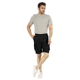 thumbnail image 2 of Inkmeso Solid Cargo Shorts For MenRelaxed Fit Casual Shorts Loungewear Everyday Cotton Pants, 2 of 7