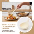 thumbnail image 3 of REGALWOVEN Cooking Utensil Set, Silicone Color-blocked Round Holes Kitchen Utensils with Silicone Brownish Yellow D 2, 3 of 5