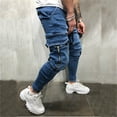 thumbnail image 5 of Jeans for Men Hop Sports Active Streetwear Fashion Classic Jeans Stretch Casual Versatile Outdoor Denim Pants, 5 of 6