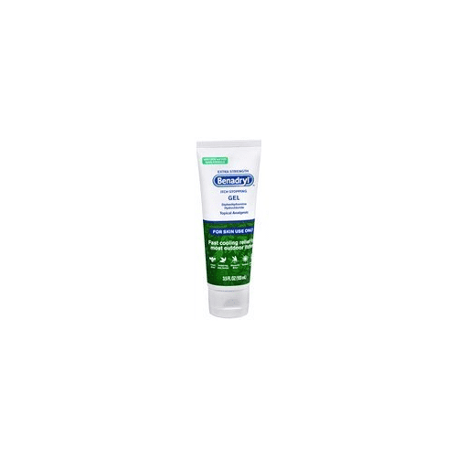 Benadryl Itch Stopping Topical Analgesic Cooling Relief Outdoor Gel 3.5 oz