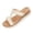 Slipper - White, variant on Slide Sandals for Women Faux Croc Leather Open Toe Slip On Flats Casual Cutout Walking Shoes Daily Wear Slippers Lightweight Summer Footwear for Ladies