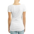 thumbnail image 4 of Oh! Mamma Maternity Women's Scoop Neck Tee, 2-Pack (Womens & Womens Plus), 4 of 5