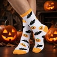 thumbnail image 3 of LITERRA Mens Halloween Socks Crew Socks Breathable Lightweight Socks 5 Pairs for Men, 3 of 7