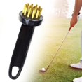 thumbnail image 4 of Golf Club Brush Scrubber Groove Mosquetón Golf Groove Durable Golf Accs Golf Putter Cleaner de limpieza Groove Cleaner para deportes de golf Latón Baoblaze cepillo de limpieza de golf, 4 of 8