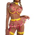 thumbnail image 2 of CAILDANL Women's lace pajama set, 2 of 7