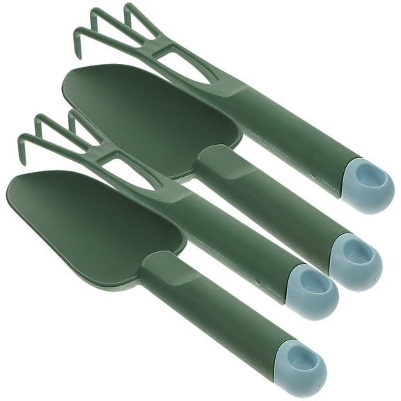 2 Sets of Gardening Hand Cultivator Portable Garden Hand Tools for Small Flower Plants
