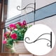 thumbnail image 2 of Hangers de Plantas Al Aire Libre Pesado Mano Forjado Negro Hierro Forjado Gancho de Planta, Vintage Encaje Metal Decorativo Gancho de Pared para Ganchos Al Aire Libre de Interiores para Colgar, 2 of 8
