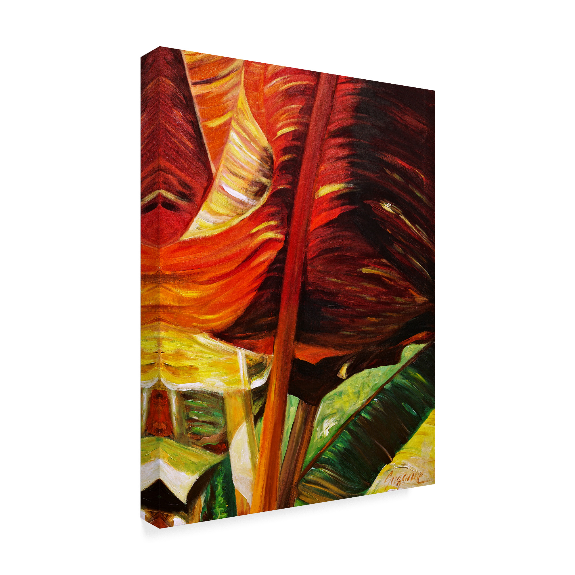 Trademark Fine Art 'Banana Duo II' Canvas Art by Suzanne Wilkins