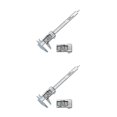 thumbnail image 2 of Speravity Calibrador Vernier LCD 0-150mm, micrómetro de medición, medidor de medición doméstico de plástico, regla portátil con Type4 NO4, 2 of 6