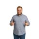 thumbnail image 1 of Big Kong Camisa Tallas Grandes Hombre Cuadros Azul Marino Manga Larga, 1 of 5