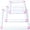 Light Purple, variant on ABCISI Embroidery Hoop, 3 Pcs Cross Stitch Hoops and Frames, Rectangular Cross Stitch Embroidery Snap Frame DIY Sewing Tool for Quilting Silk-Painting 6 x 6, 8 x 8, 11 x 11 in(Green)