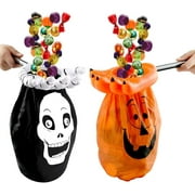 CCINEE Halloween Trick or Treat Bag,Pumpkin Monster Claw Candy Pouch for Kids Halloween Party Favor Supply,Pack of 2