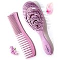 thumbnail image 1 of Juego de cepillo y peine para desenredar, suave para el cuero cabelludo, cepillo para desenredar y peine para peinar para mujeres, peine y cepillo para cabello fino, grueso, rizado, liso y todos los d, 1 of 5
