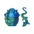 thumbnail image 1 of Dragón Impreso en 3D en Huevo, Dragón de Cristal Articulado Completo Juguetes de Escritorio Ejecutivo, Decoración del Hogar/Oficina Navidad, Estilo 2, 1 of 5
