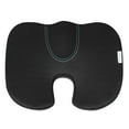 thumbnail image 2 of Auto Drive 1Piece Car, Tractor & wheelchair Seat Cushion Natural Latex Black Universal Fit, 19CU29, 2 of 8