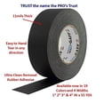 thumbnail image 3 of Pro Gaff Black Gaffers Tape 1" X 55 Yard Roll, 3 of 7