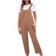 thumbnail image 1 of Moda mujer verano Casual Sexy manga corta Color sólido vendaje pantalones de pierna ancha monos Fridja alkflakhf36944, 1 of 4