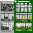 thumbnail image 6 of 25 Panels Animal Barrier Fence No , 27 Ft L X 17 In H Decorative Garden Edging for Dogs, Small Pets, Landscape, 6 of 6