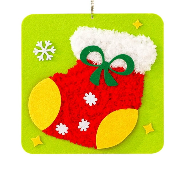 Material for Sewing,Handmade Christmas Sewing Yarn Embroidery Painting Materials