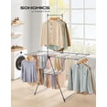thumbnail image 2 of Tendedero de ropa SONGMICS plegable de 2 niveles con 24 rieles Gr, 2 of 7