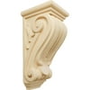 Ekena Millwork 4 1/2"W x 5"D x 10"H Medium Classical Corbel, Maple