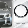 thumbnail image 5 of Diamond Car Steering Wheel Cover,Crystal Rhinestone Steering Cover Universal Fit 15 inch Car Steering Wheel Protector for Women & Girl (Silver Black), 5 of 12